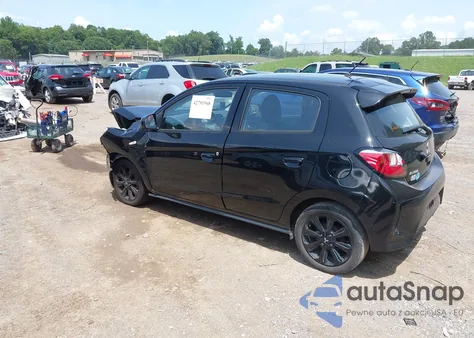 2022 Mitsubishi Mirage Black Edition/Se из США, поврежденный, VIN ML32AWHJ7NH005410